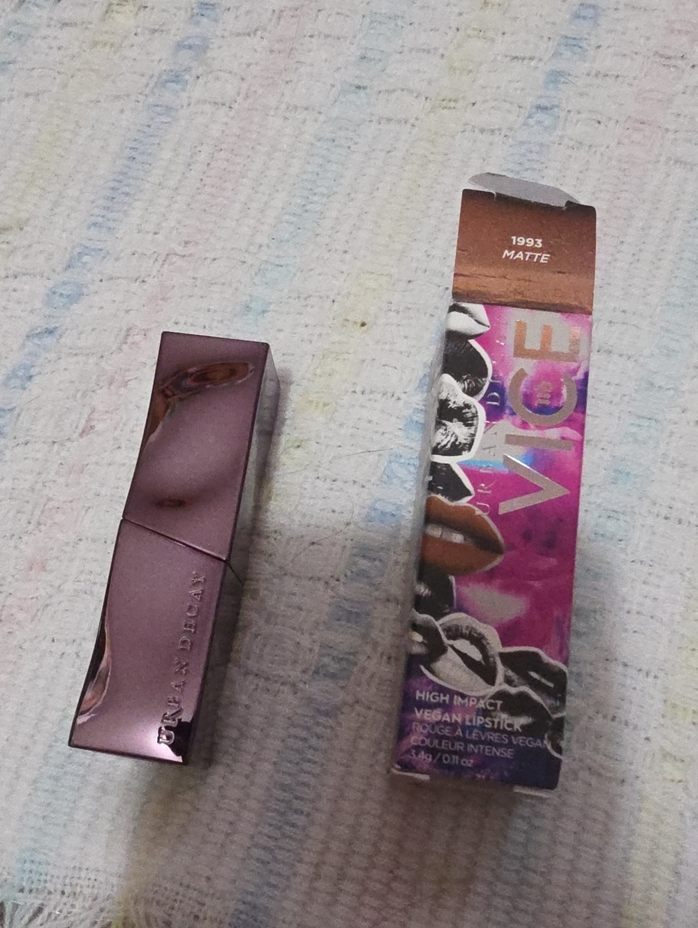 Urban Decay Vice Lipstick in Warm Brown Matte (1993)